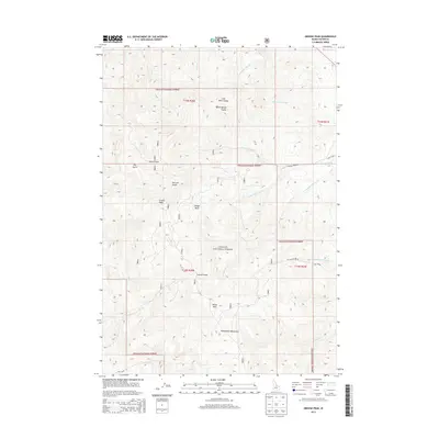 2013 Map of Grouse Peak, 2013 Print