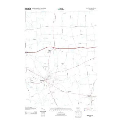 2013 Map of Grove City, 2013 Print