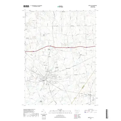2019 Map of Grove City, 2019 Print