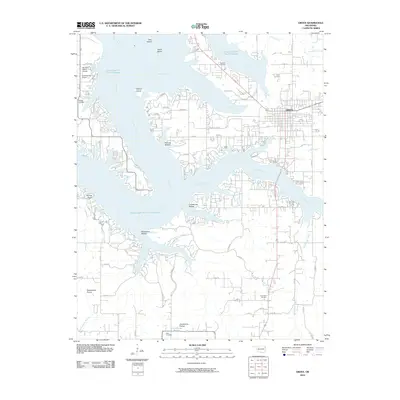 2010 Map of Grove, 2010 Print