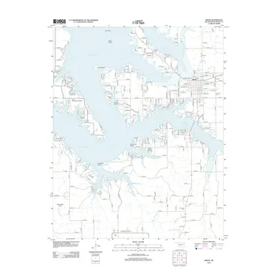 2012 Map of Grove, 2012 Print