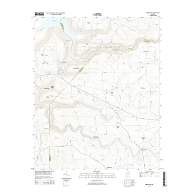 2014 Map of Grove Oak, 2014 Print