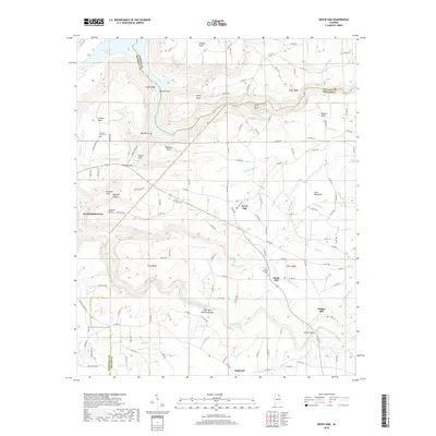 2018 Map of Grove Oak, 2018 Print