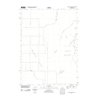 2011 Map of Grover Canyon, 2011 Print