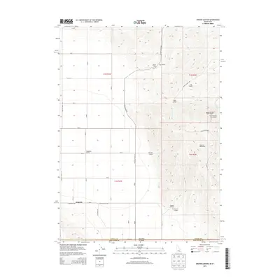2013 Map of Grover Canyon, 2013 Print
