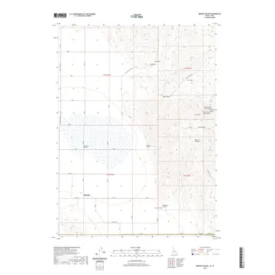 2020 Map of Grover Canyon, 2020 Print
