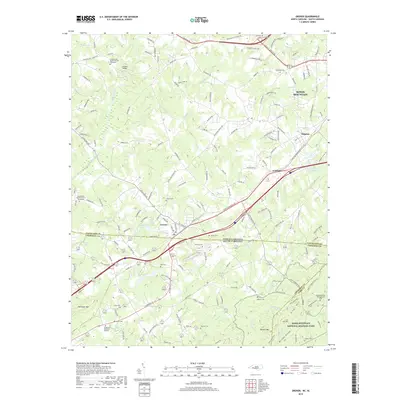 2019 Map of Grover, 2019 Print