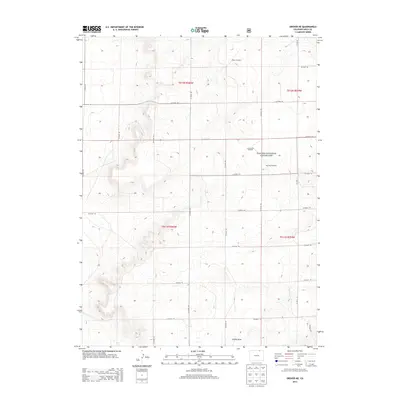 2013 Map of Grover NE, 2013 Print