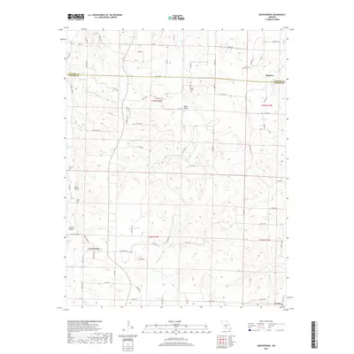 2017 Map of Grovespring, 2017 Print