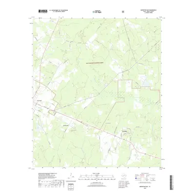 2019 Map of Groveton East, 2019 Print