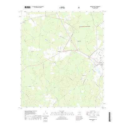 2019 Map of Groveton West, 2019 Print