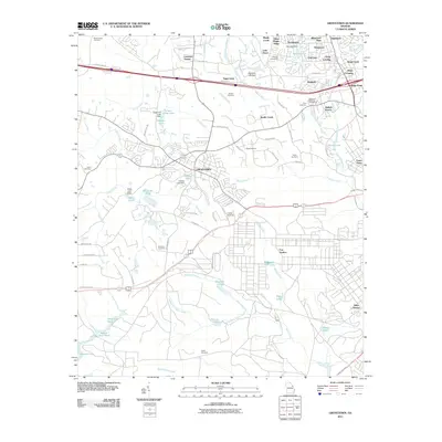 2011 Map of Grovetown, 2011 Print