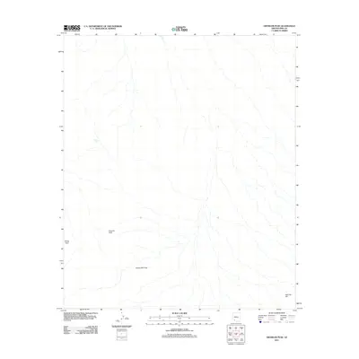 2011 Map of Growler Peak, 2011 Print