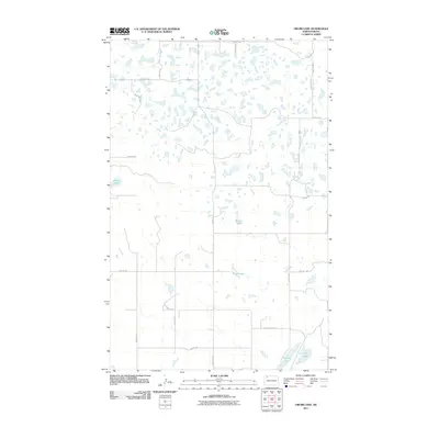 2011 Map of Grubb Lake, 2011 Print
