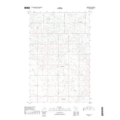 2017 Map of Grubb Lake, 2017 Print