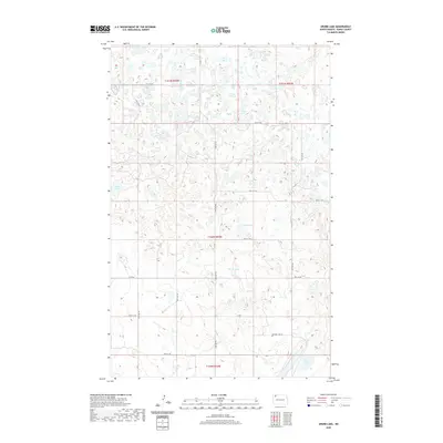2020 Map of Grubb Lake, 2020 Print