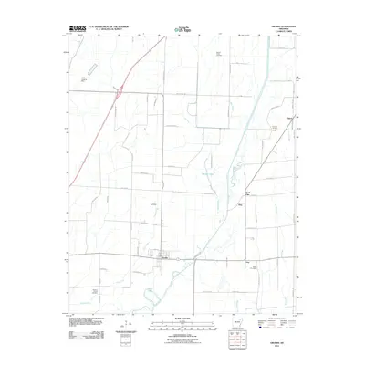 2011 Map of Grubbs, 2011 Print