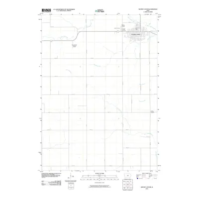 2010 Map of Grundy Center, 2010 Print