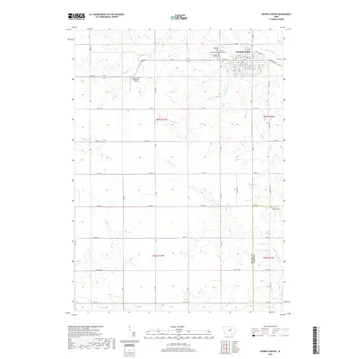 2018 Map of Grundy Center, 2018 Print