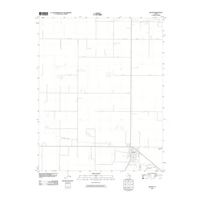 2010 Map of Gruver, 2010 Print