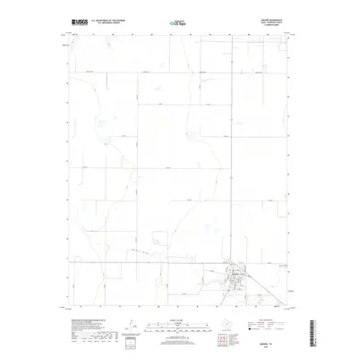 2019 Map of Gruver, 2019 Print