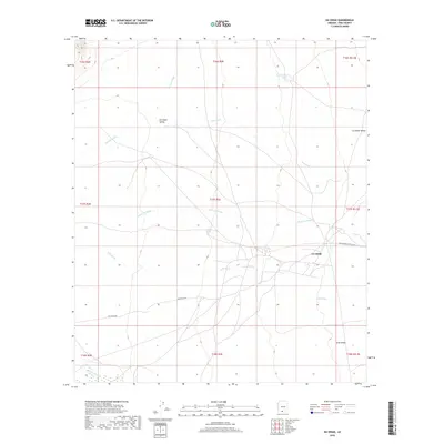 2018 Map of Gu Oidak, 2018 Print