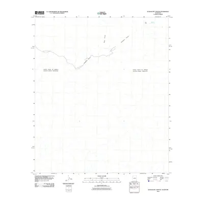 2010 Map of Guadalupe Canyon, 2010 Print