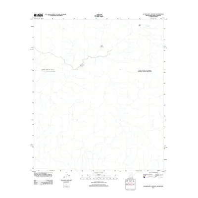2011 Map of Guadalupe Canyon, 2011 Print