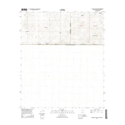 2014 Map of Guadalupe Canyon, 2014 Print