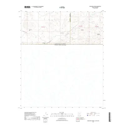2018 Map of Guadalupe Canyon, 2018 Print