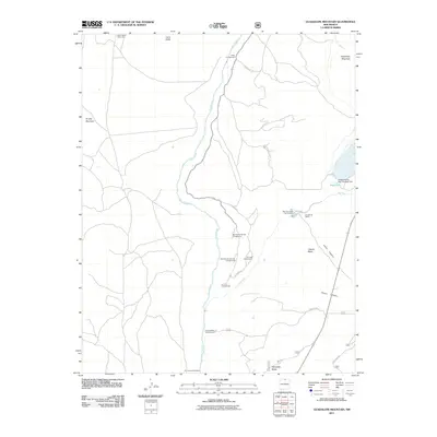 2011 Map of Guadalupe Mountain, 2011 Print