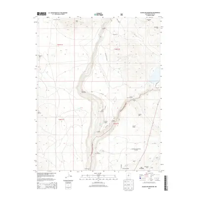 2013 Map of Guadalupe Mountain, 2013 Print