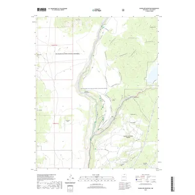 2020 Map of Guadalupe Mountain, 2020 Print