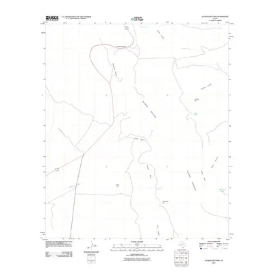 2011 Map of Guadalupe Pass, 2011 Print