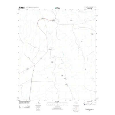 2012 Map of Guadalupe Pass, 2012 Print