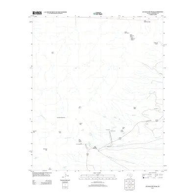 2013 Map of Guadalupe Peak, 2013 Print
