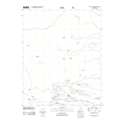 2011 Map of Guaje Mountain, 2011 Print