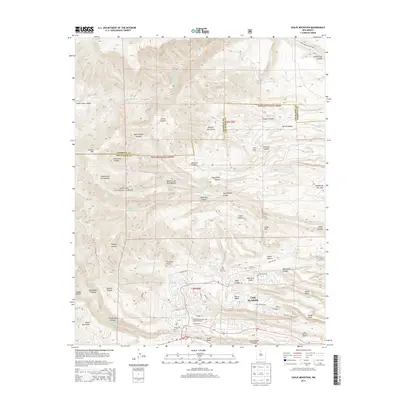 2013 Map of Guaje Mountain, 2013 Print