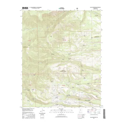 2017 Map of Guaje Mountain, 2017 Print