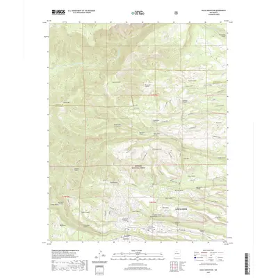2020 Map of Guaje Mountain, 2020 Print