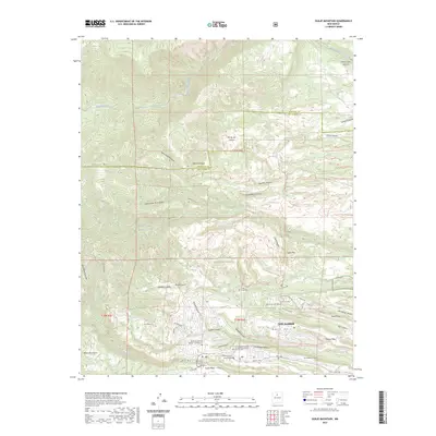 2023 Map of Guaje Mountain, 2023 Print