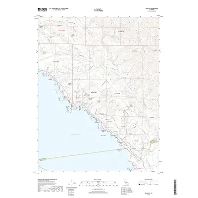 2018 Map of Gualala, 2018 Print