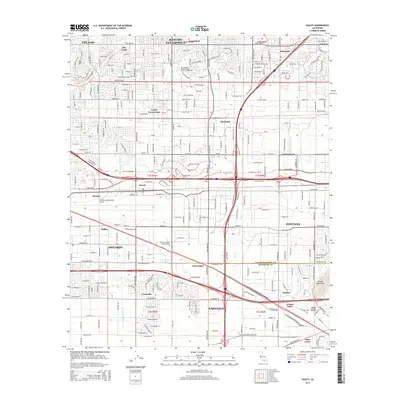 2015 Map of Guasti, 2015 Print