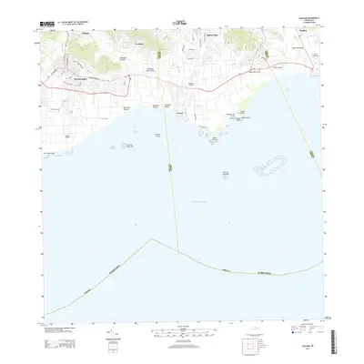 2013 Map of Guayama, 2013 Print