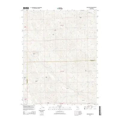 2015 Map of Gube Mountain, 2015 Print