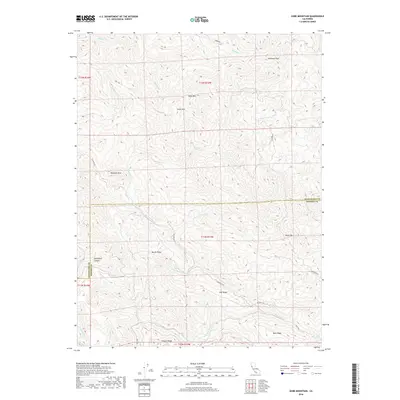 2018 Map of Gube Mountain, 2018 Print