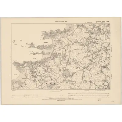 1899 Map of Guernsey II.SW, 1900 Print