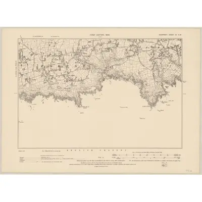 1899 Map of Guernsey IV.SW, 1900 Print