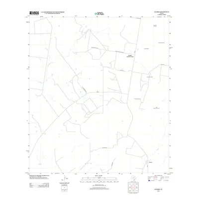 2012 Map of Guerra, 2012 Print