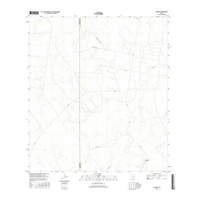 2016 Map of Guerra, 2016 Print
